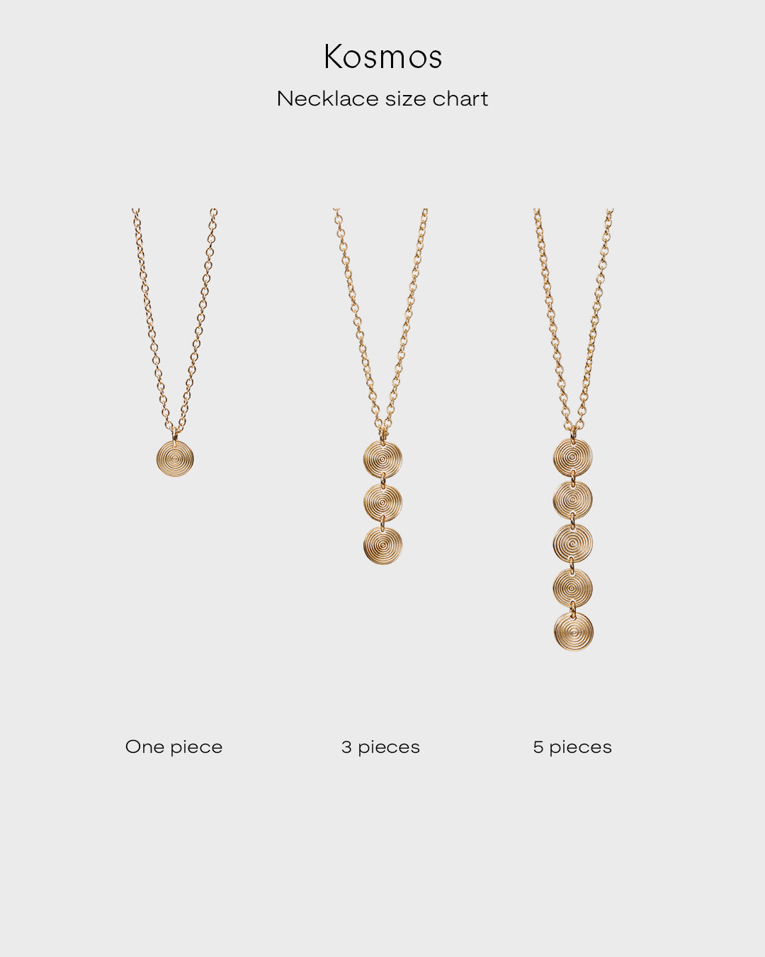 Kosmos Pendant 1 part Bronze