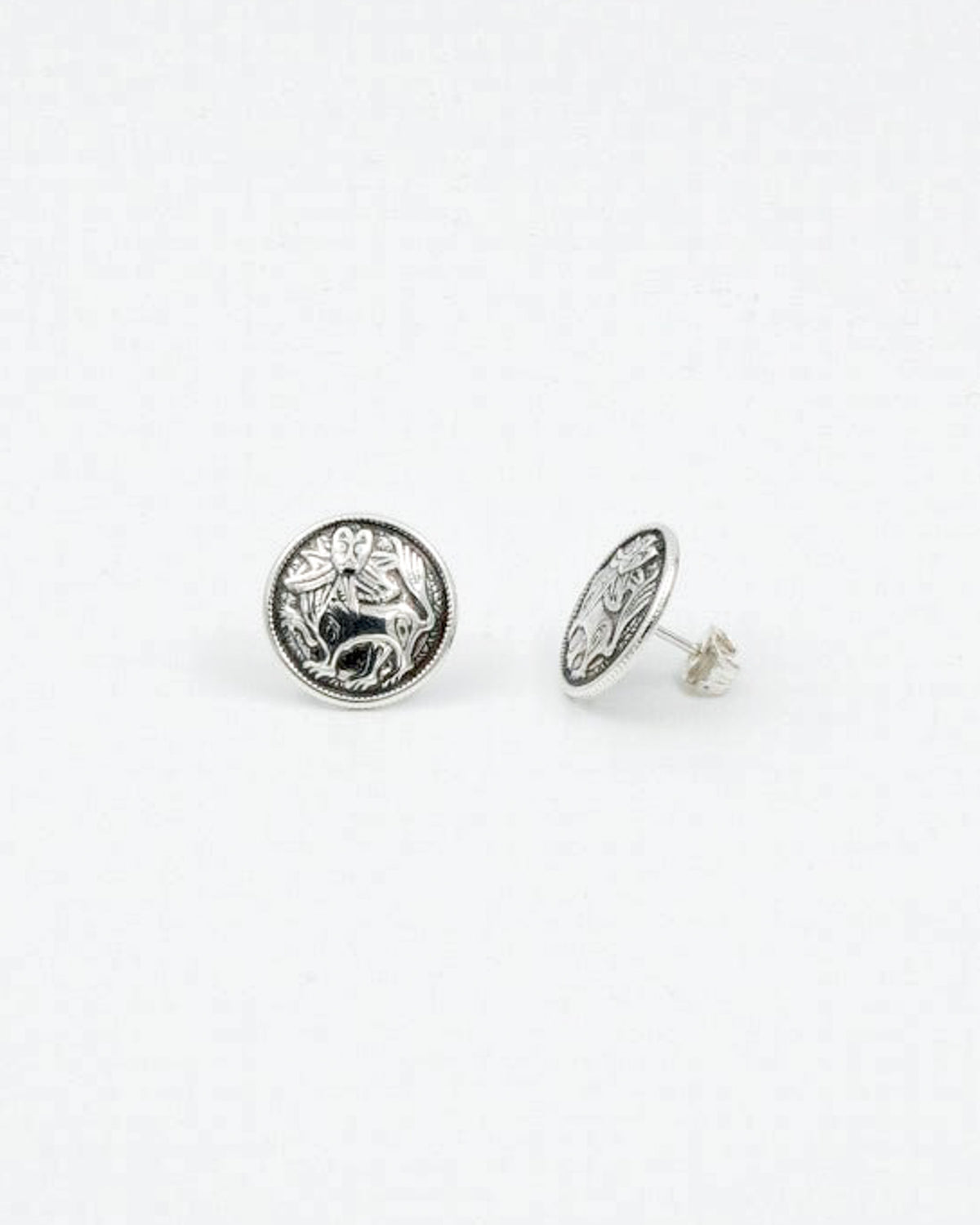 Kept Aurinkoleijona earrings T silver