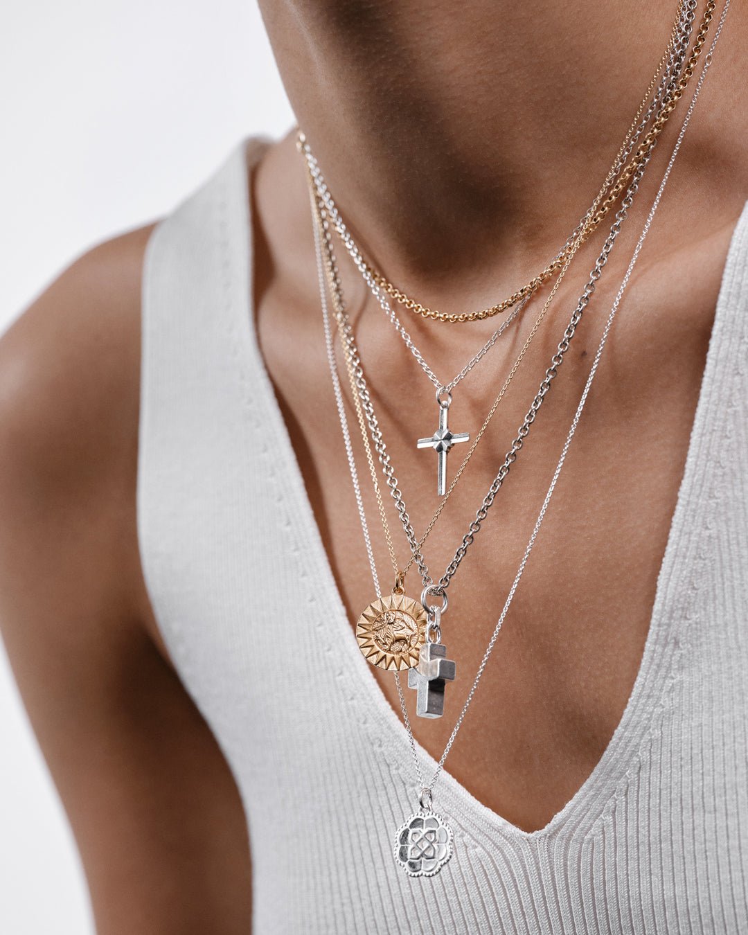 Amulet Pendant Sailor's Knot silver