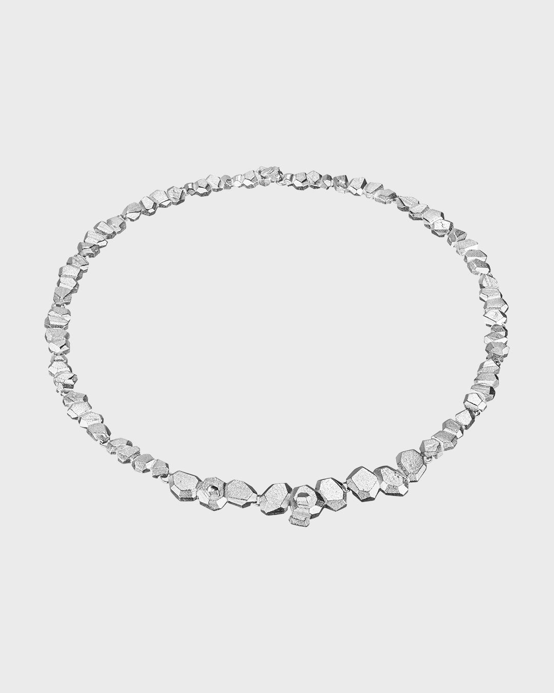 Frozen Amethyst Necklace silver