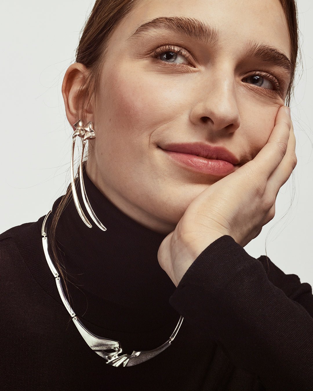 Ibis Earrings silver