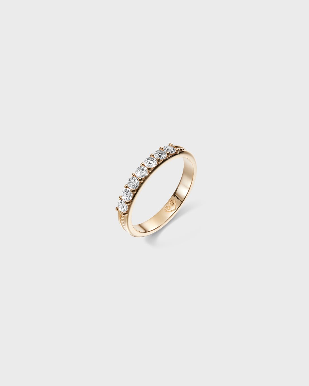 Ikiaikainen-sormus 7x0,06ct kulta