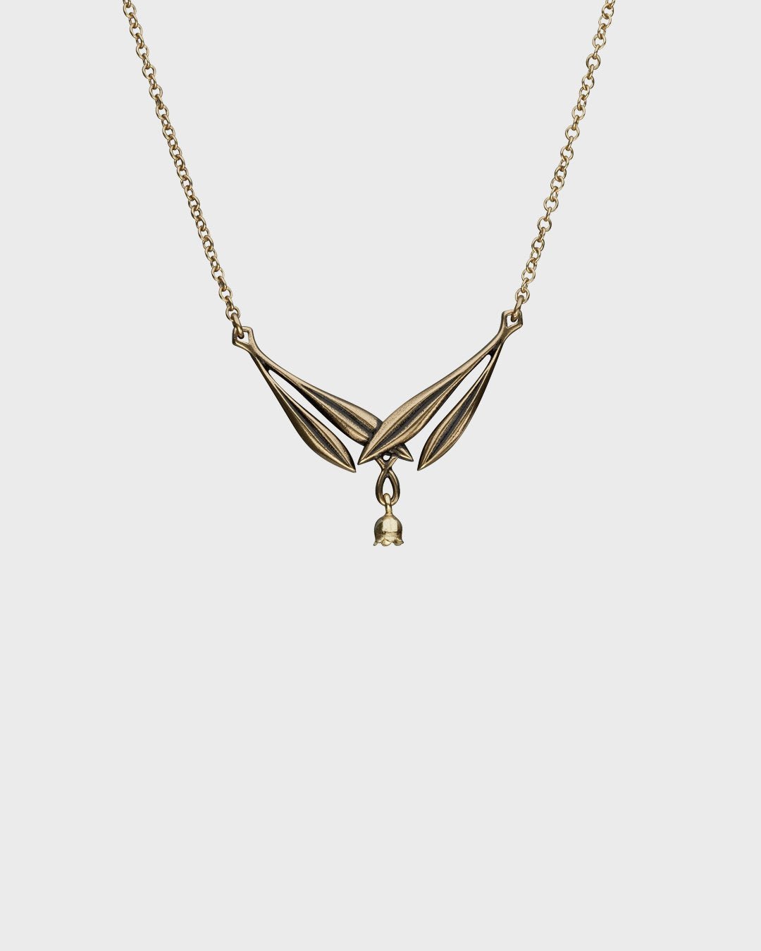 Lily of the Valley Necklace bronze