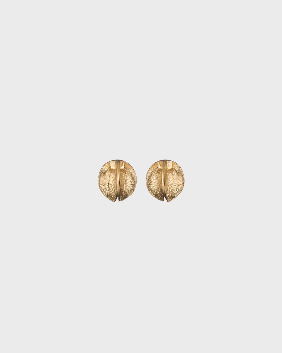 Snow Flower Stud Earrings bronze