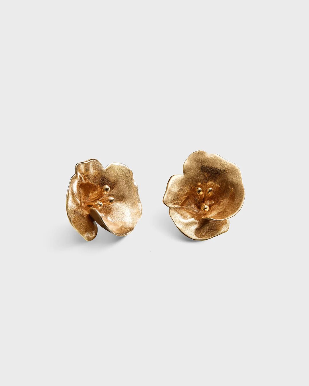 Summer Night Rose Earrings bronze