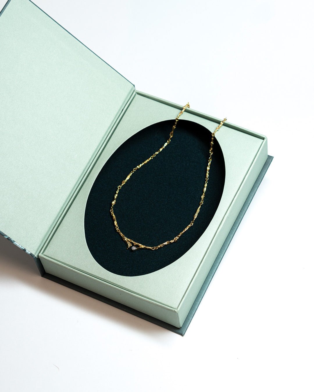 Spring Dew Necklace 1 x 0,02ct