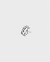 Filigree Diamond Ring Narrow white gold