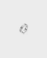 Heritage Ring Wide white gold