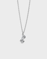 Summer Night Rose miniature pendant silver