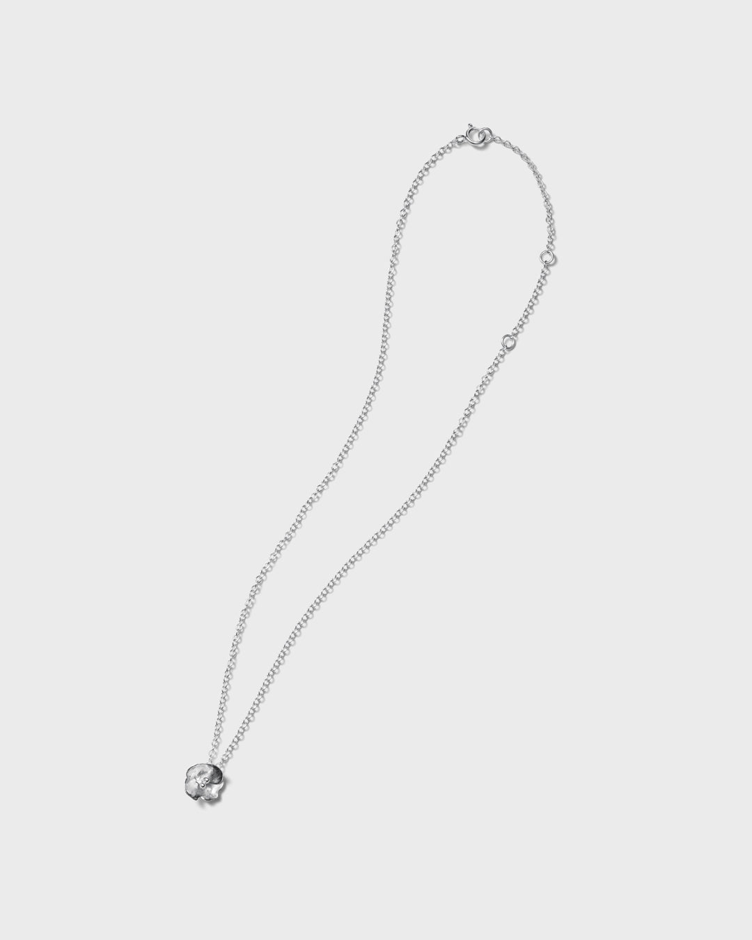 Summer Night Rose pendant silver