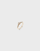 Beloved Diamond Ring 0.17 ct & 2 x 0.03 ct gold