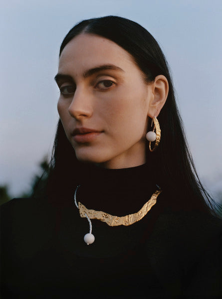 Itu necklace silver gold-plated