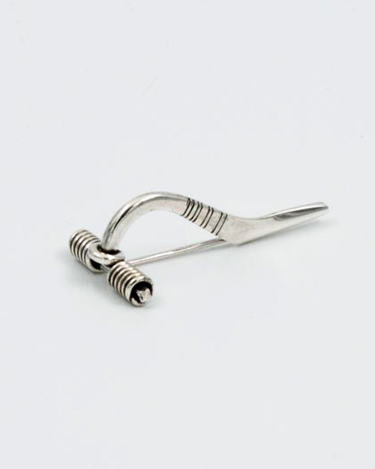 Kept Safety pin ancestor brooch silver