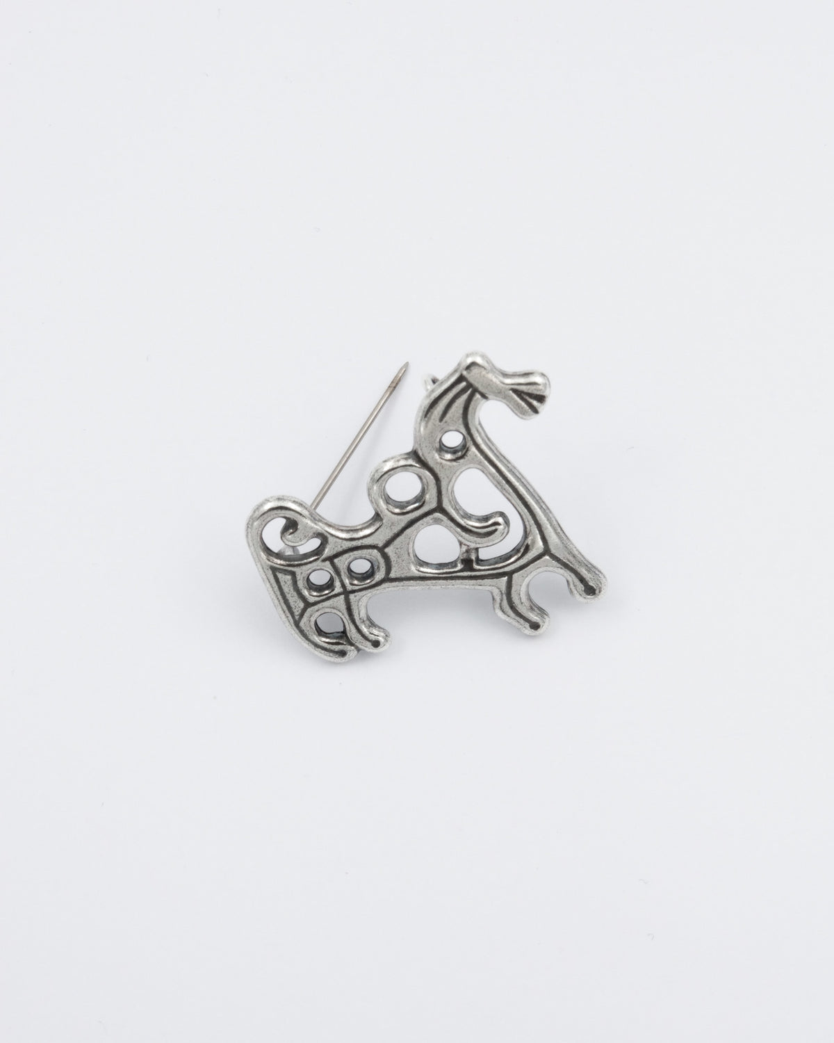 Kept Suomussalmi horse brooch silver