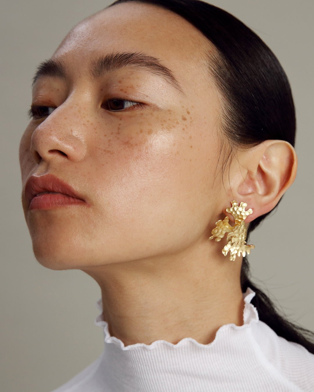 Tundra Earrings bronze