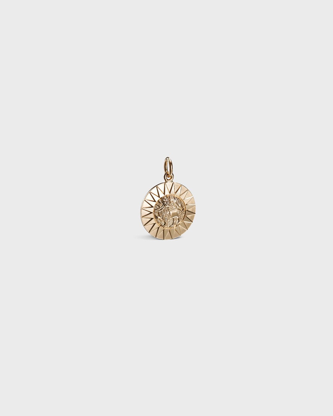 Amuletti-hela Aurinkoleijona 14k kulta