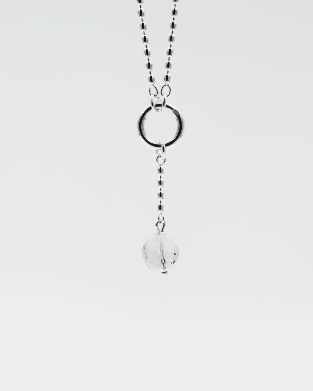 Held Pore pendant silver 45 cm rock crystal
