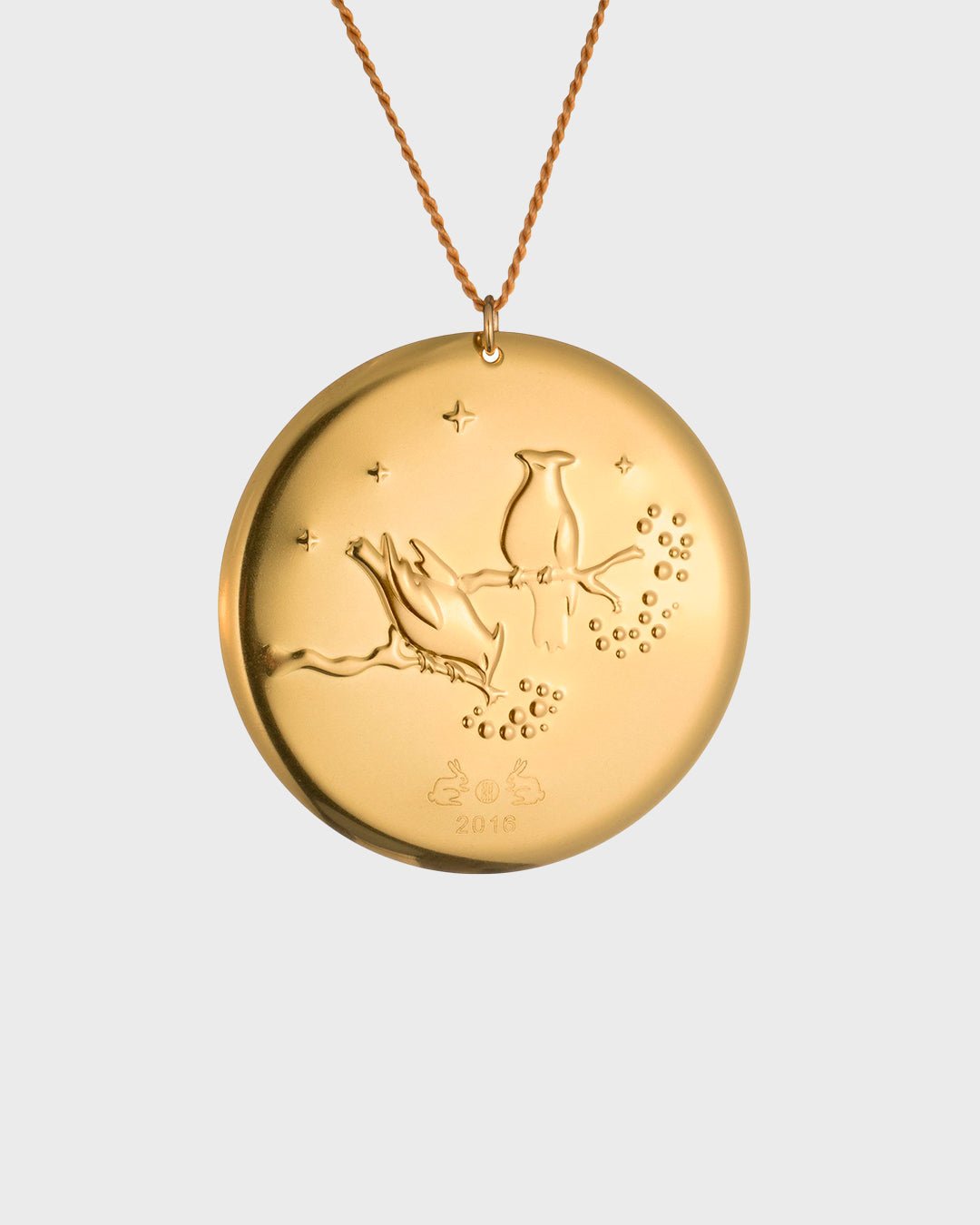 Christmas Ornament 2016 (Waxwings)