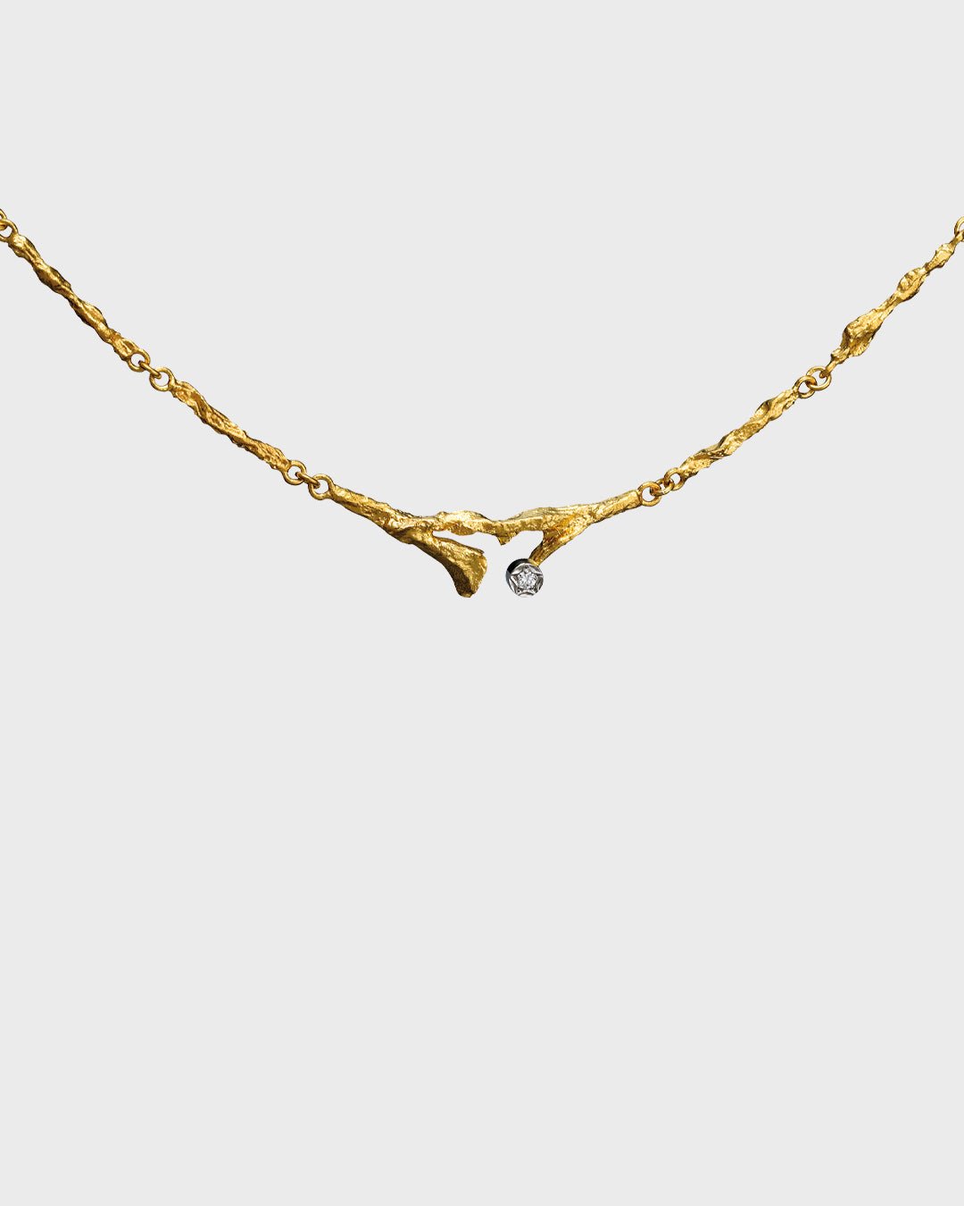 Spring Dew Necklace 1 x 0,02ct