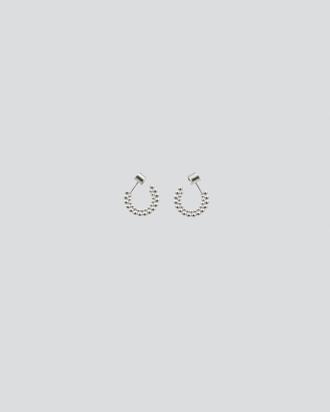 Kept Valoisa hoop earrings silver